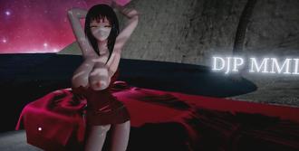 MMD淫荡甜魔头！星光沙滩被巨屌狂操，浪叫淫水喷溅求内射！3D