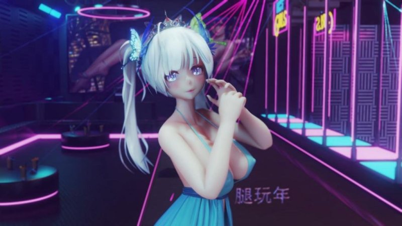 MMD89 双马尾光辉IU-LILAC被巨根狂干到潮吹失禁 3D